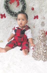 ‘Busy bee’ Cayson is our Christmas baby
