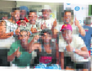 Afhalers are beach warriors