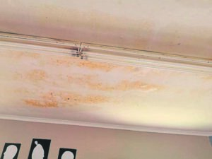 Ceiling repaired of special needs classroom in Joubertina school