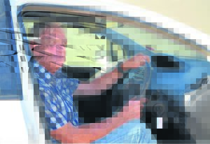 Agter die stuurwiel met Dirk van Deventer