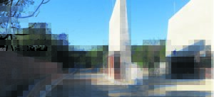 Construction of entrance gate well underway