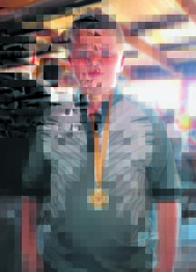 Edrich wins with bow and arrow