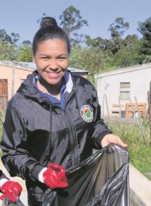 Teamwork makes light work of village clean-up