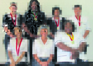 Health care students graduate