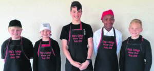 Junior chefs do the rounds in kitchen