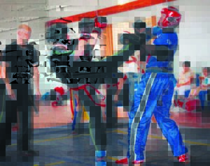 Kickboxing club hosts provincial trials
