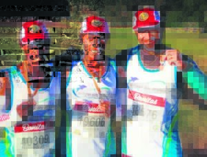 Local runners brave comrades