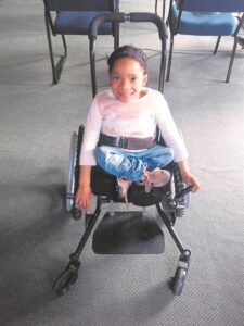 Wheelchair-bound Britney (7) to receive medical intervention