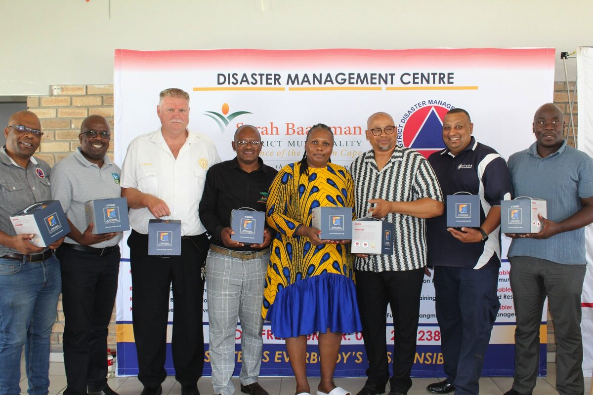 Educational event to promote fire and flood prevention.