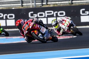 Gqeberha’s Moodley shows promise in Hungarian Moto3 debut