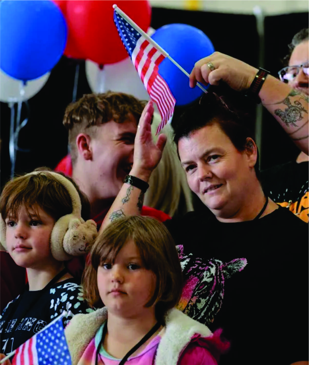 Newly arrived ‘Afrikaner refugees’ are welcomed here at Dulles Airport near Washington DC in May this year. PHOTO: AFP