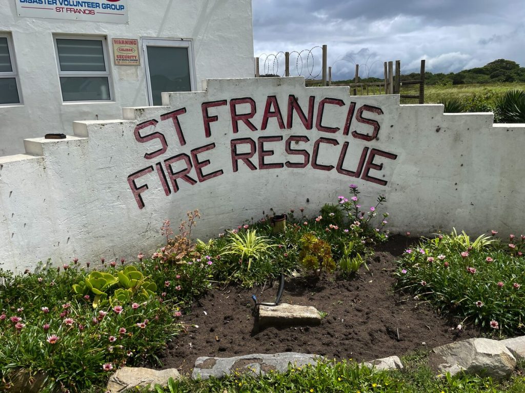 The previous signage at the St Francis Bay Fire Station.   