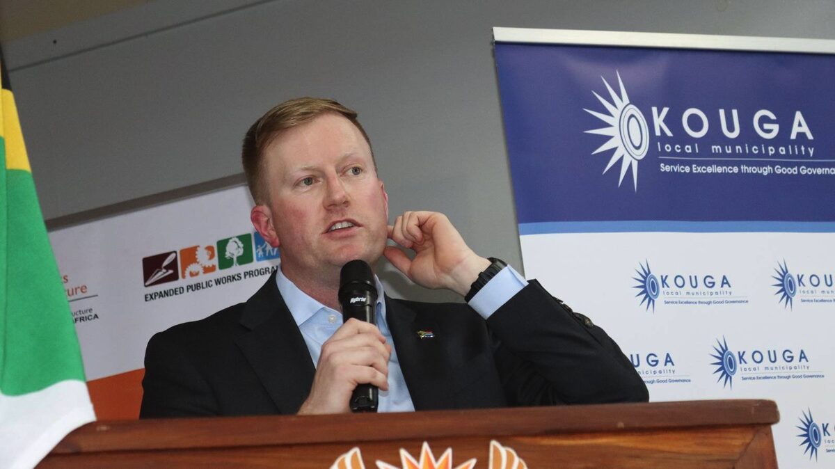 Minister of Public Works and Infrastructure, Dean Macpherson.