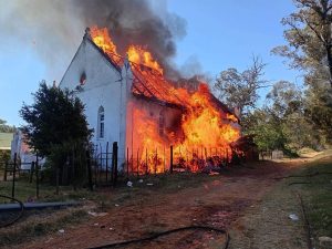 Clarkson Moravian Church marks Advent despite fire destruction