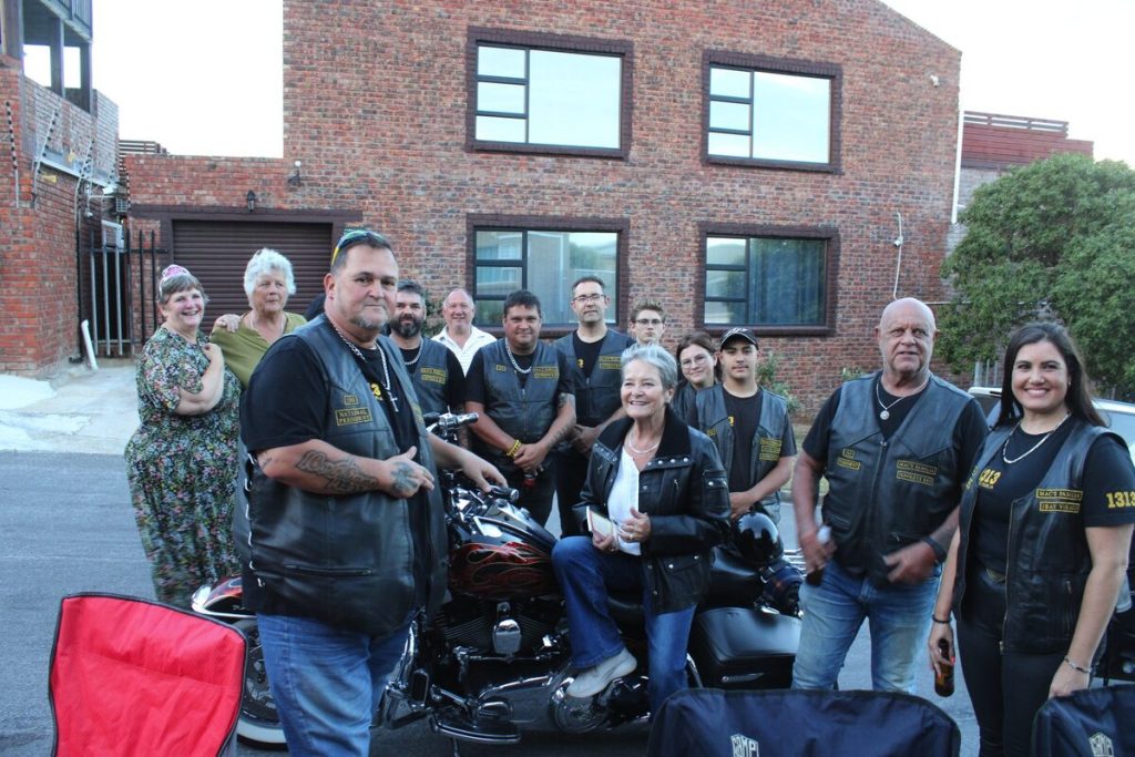 The local biker group headed to the Street Braai event. 