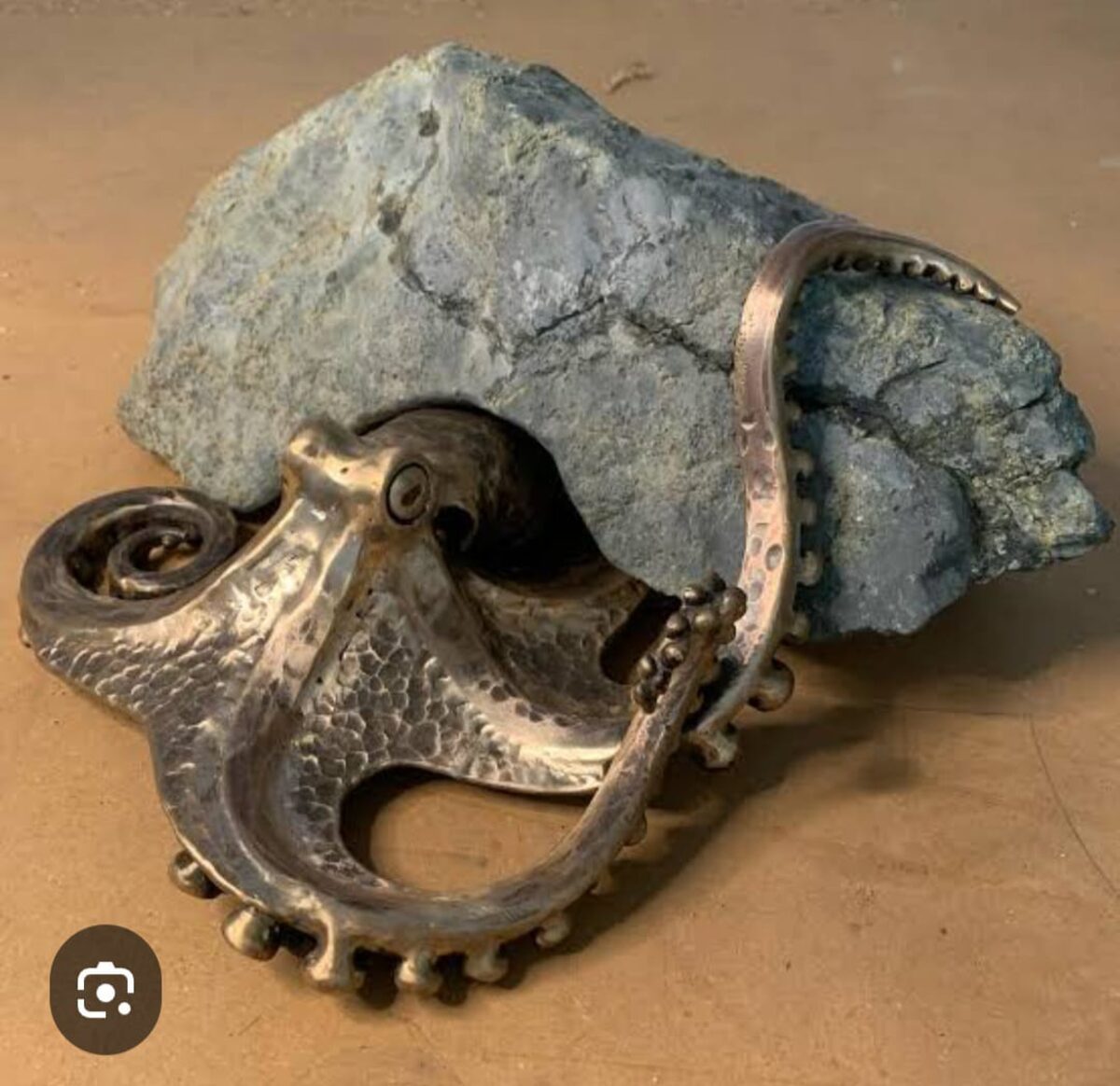 A scale model of the octopus sculpture, which is a symbol that perfectly captures the spirit of Jeffreys Bay.