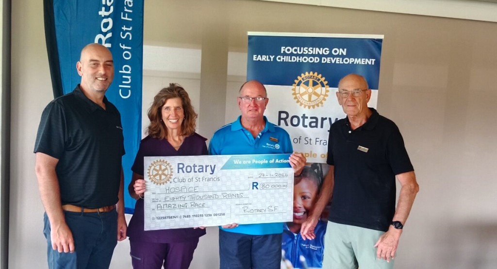 The Rotary Club of St Francis and St Francis Tourism's Amazing Race event, proudly sponsored by Dirk Ellis Motors, has delivered a remarkable fundraising triumph, raising R80,000 for St Francis Hospice on 7 December at an event filled with community spirit and competitive fun.