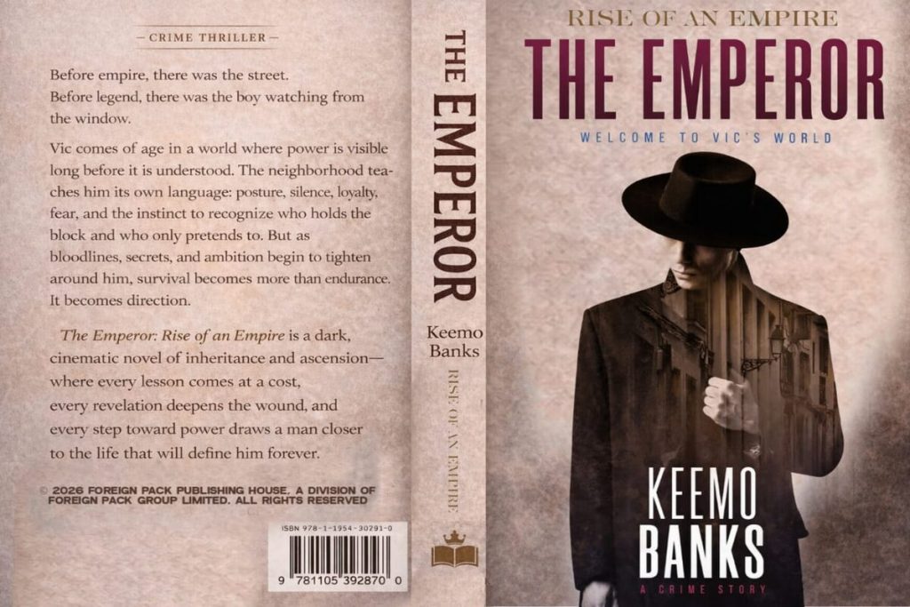 Keemo Banks steps out of the music world and into crime fiction with his debut thriller, The Emperor: Rise of an Empire.