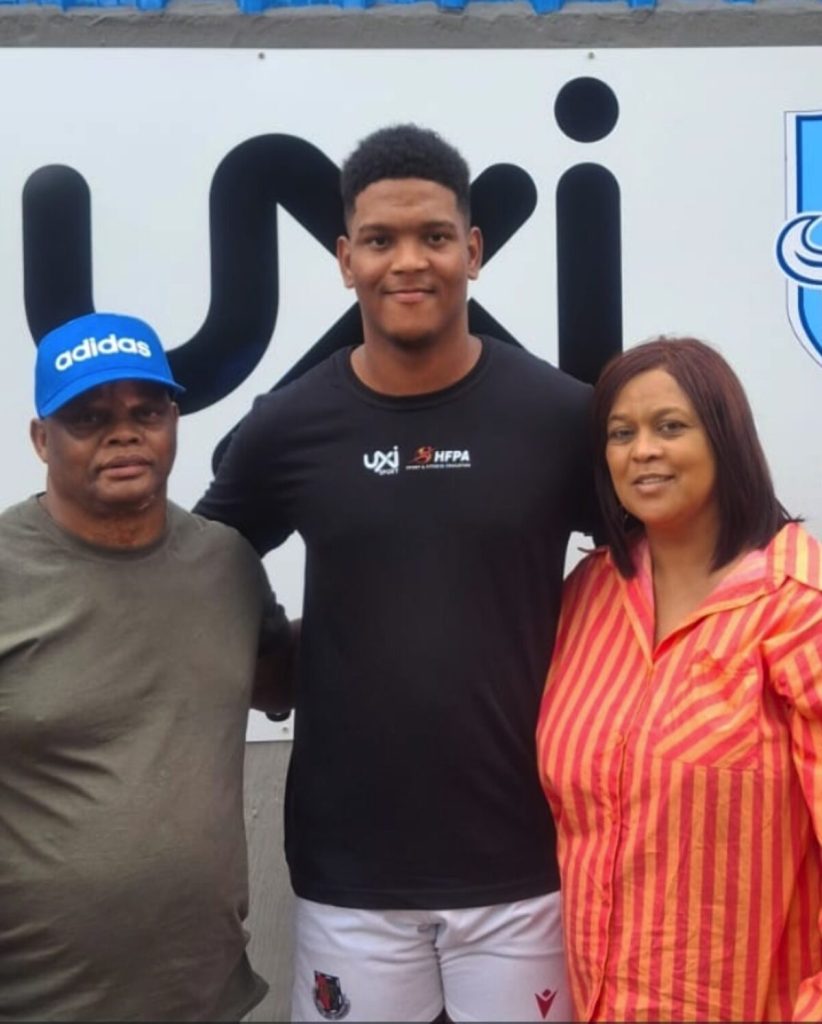 A young rugby player from Hankey is heading overseas after securing an international contract with the Northam Rhinos Rugby Club.