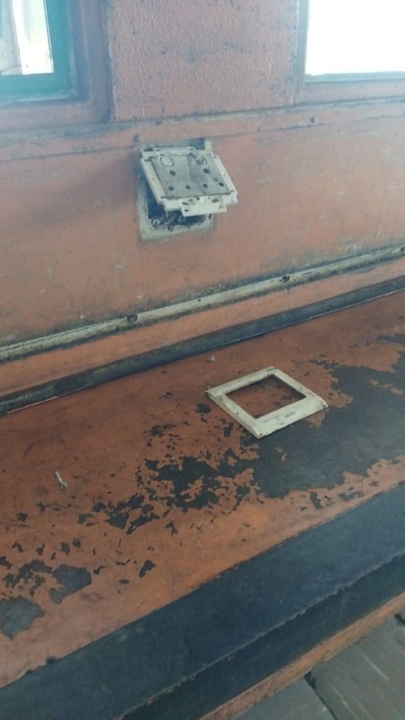 Hankey Senior Secondary School building showing damage after burglary and vandalism.