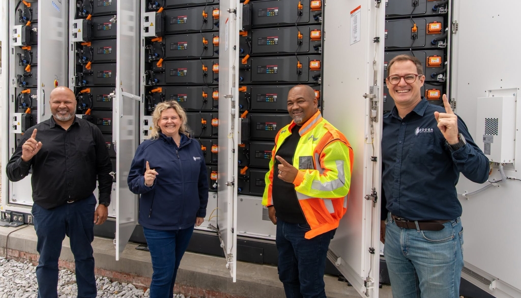 Kouga Municipality’s R24 million battery energy storage system in St Francis Bay.