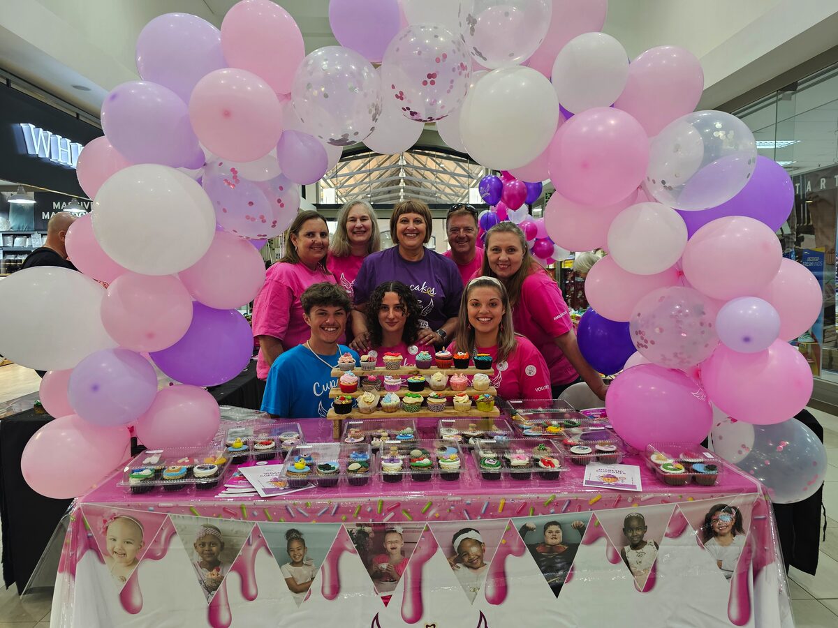 Cupcakes of Hope volunteers prepare cupcakes for National Cupcake Day at Fountains Mall in Jeffreys Bay.