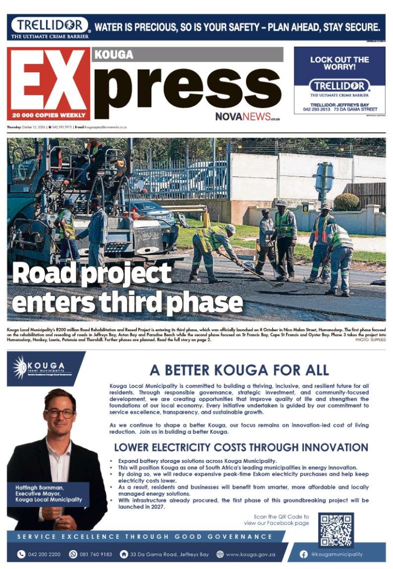 Octever Kouga Express - E-Edition - 22 October 2026 | Kouga Express