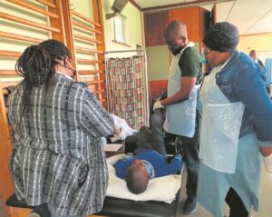 Wheelchair outreach programme held at school