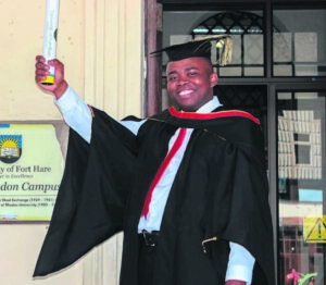 Petrol attendant gets a law degree from UFH