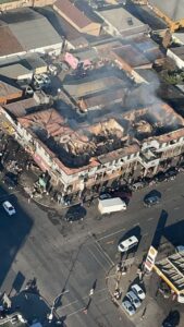 WATCH: Fire destroys Old Grosvenor Hotel in Mthatha