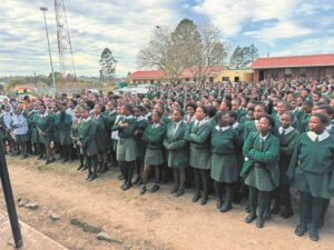 Female bikers lend learners a helping hand