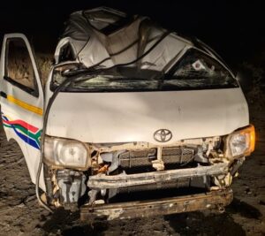 Five dead, 12 injured as minibus overturns