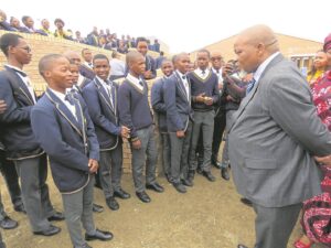 Mantashe, Sibanye hand over newly built JS Skenjana