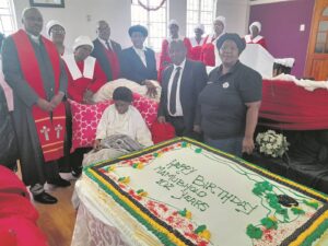 Special service celebrates 102-year-old congregant