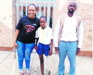 Teen receives prosthetic leg