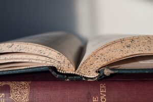 Teacher helps learners by opening a library