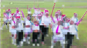 Drum majorettes enjoy Christmas party