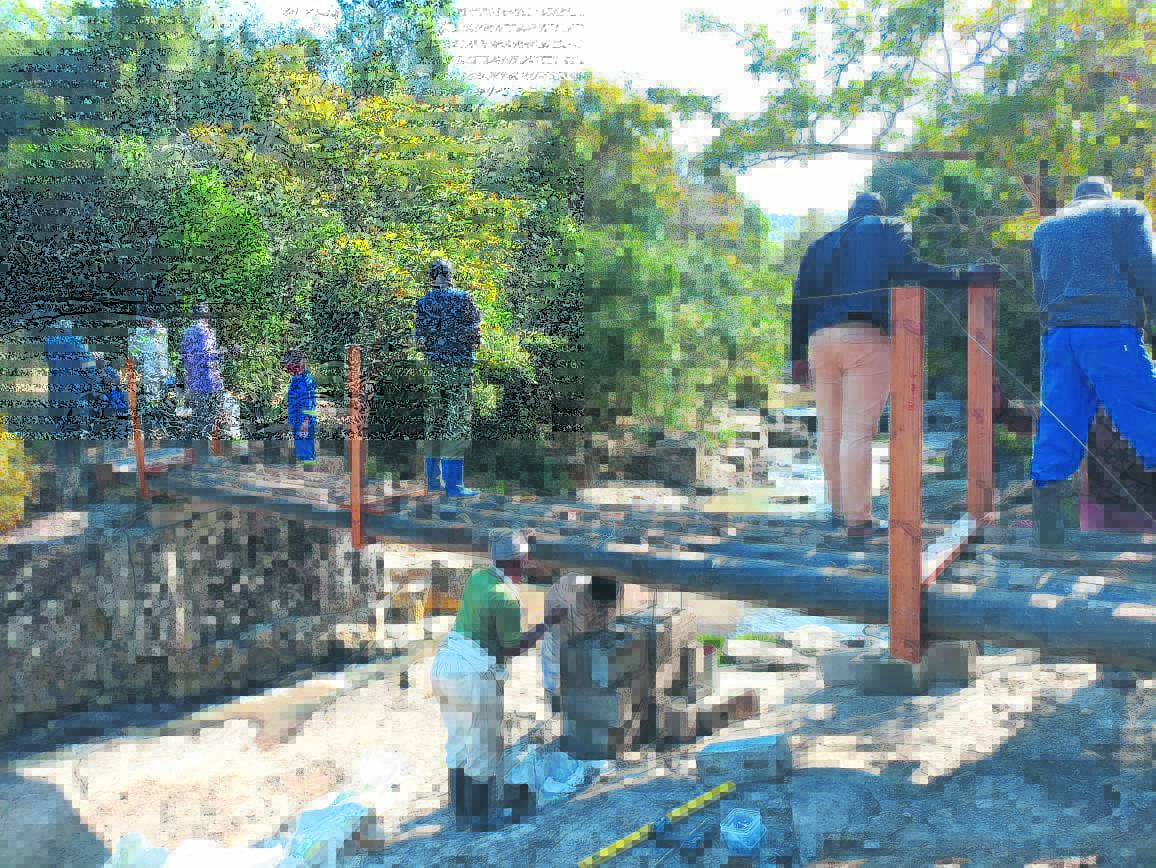 Elliotdale residents build their own bridge