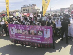 Women deliver anti-GBV petition in Mthatha