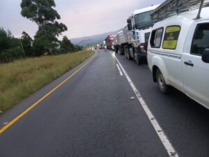 Roads closed due to protest action by taxi operators