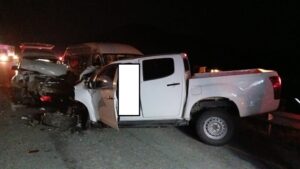 Kei Cuttings: Police officer among four fatalities in five-car pile-up