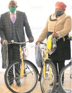 Departments assist learners with bicycles