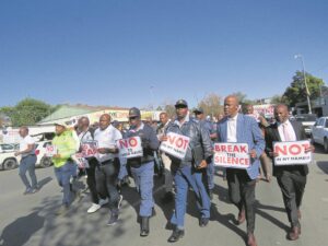 Men for Change march in Mthatha