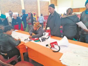 Residents come out in numbers to register for set-top boxes