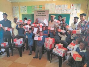 Brotherhood Social Club donates to destitute learners
