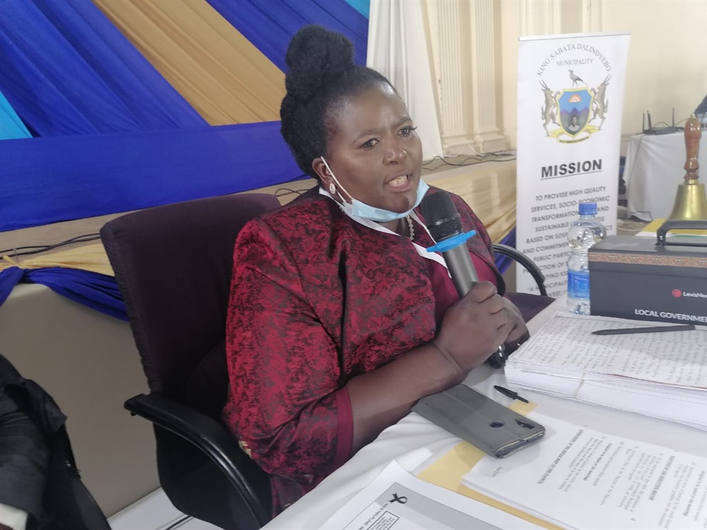 Newly elected council speaker Nomamfengu Siyo-Soku