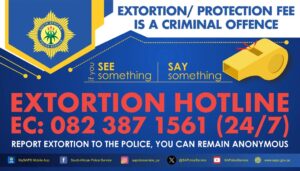 SAPS launch extortion hotline number in Mthatha