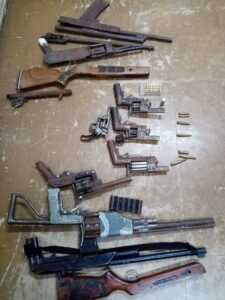 Provincial Commissioner applauds excellent seizure of eleven homemade firearms