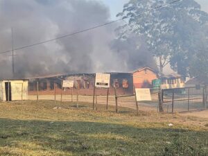 School allegedly set alight by learners demanding new classrooms