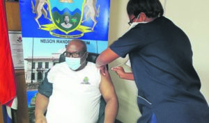 KSD mayor delighted at receiving his COVID-19 jab